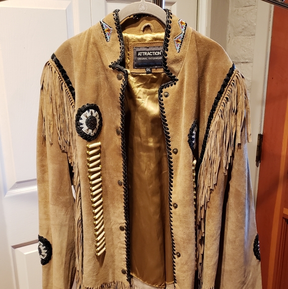 Attraction western beaded suede jacket - Picture 2 of 6